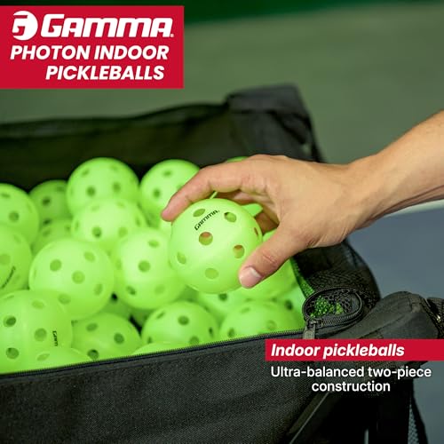 USAPA Approved Indoor Pickleballs - 3 Pack Red - Durable & High Visibility
