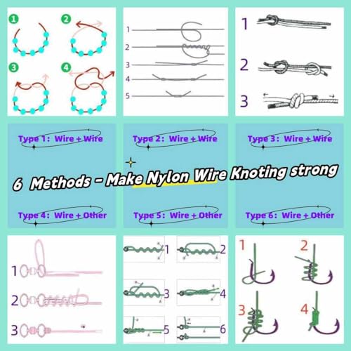 Clear Fishing Line 0.2-1 mm, Strong Invisible Nylon Wire 8-100 lb