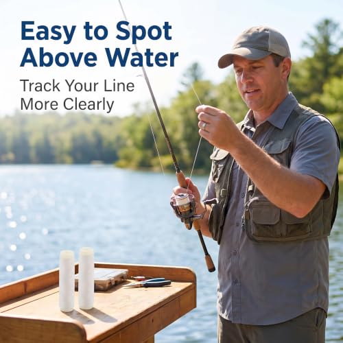 Elastic Fishing Bait Thread - 2 Spools Clear Stretchy Nylon Line 656ft