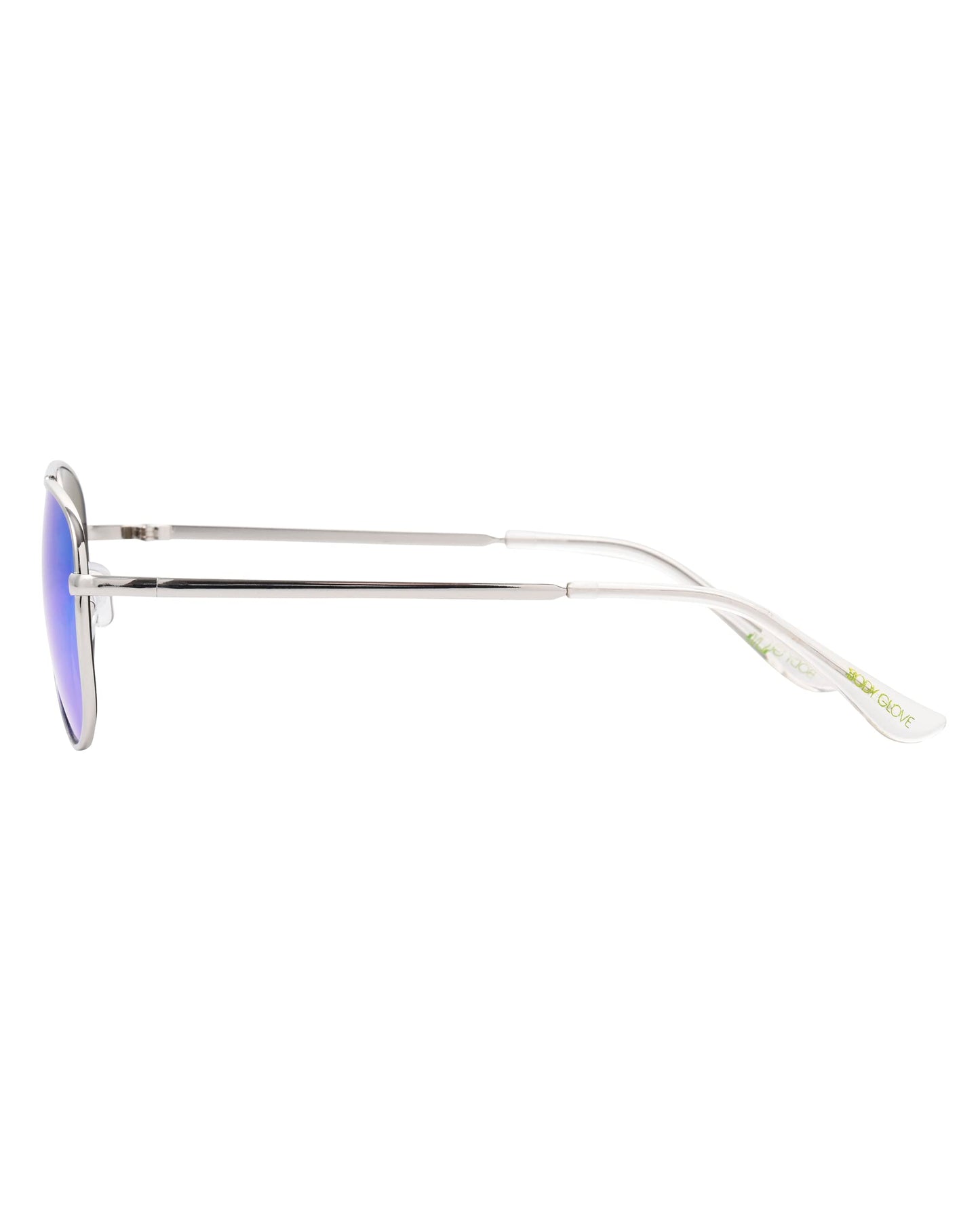 Body Glove Flow Kid's Sunglasses Aviator, Silver, 50 mm