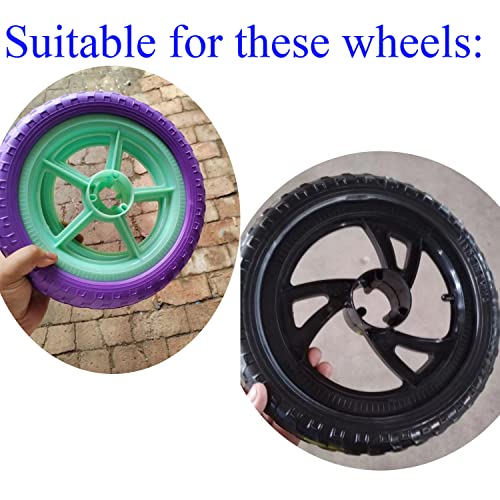 Balance Bike Hub Axle Repair Set with Sealed Bearing Nuts