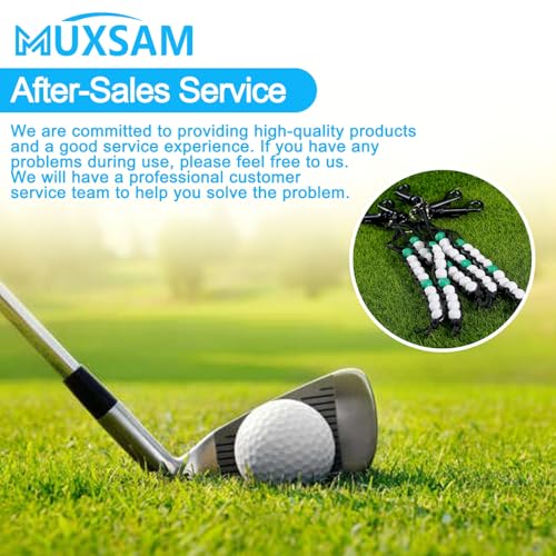 Golf Stroke Score Counter with Clip - Green Beads