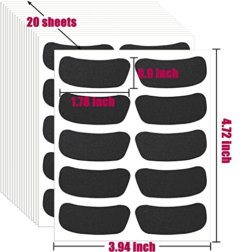 200 Pairs Sports Eye Black Stickers for Kids,Eye Strips Breathable