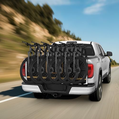 Tailgate Bike Pad for Full-Size Pickup, 61" Wide, Holds 6 Bikes