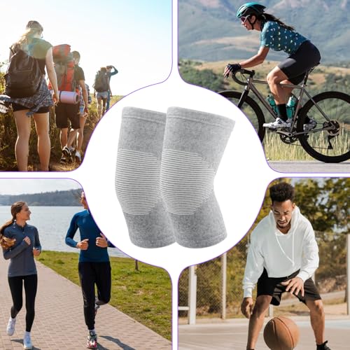 Bamboo Knee Sleeve - Elastic Compression Knee Brace for Pain Relief
