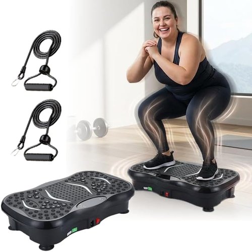 Beltwell® Vibration Plate Exercise Machine - Full Body Shaker for Weight Loss & Lymphatic Drainage | Bluetooth & LED Display