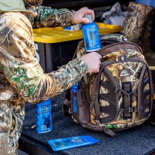 Scent Elimination Dryer Sheets for Hunting Gear, Unscented, 24 Count