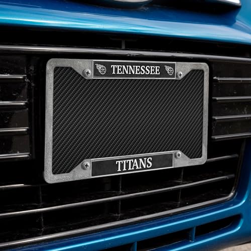 Tennessee Titans License Plate Frame - Antique Pewter 12" x 6"
