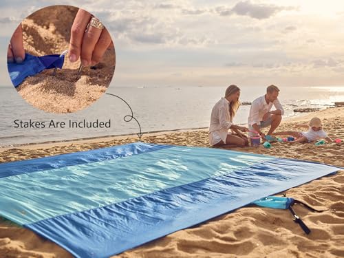 Extra Large Waterproof Beach Blanket - Sandproof & Quick Drying