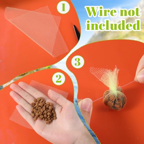Fishing Soft Spawn Net - 2 Rolls 5.9" x 72 ft Bait Holder