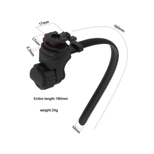 LT Easiyl 1Pc Bike Light Mount Tension Strap Mount Compatible with Bontrager Compatible with Ion Pro RT Bicycle Light Flashlight Front Light Black