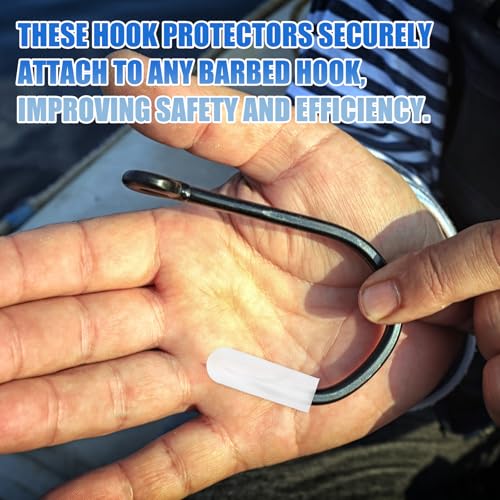 Fishing Hook Covers - Rubber Barb Protector Cap, 100 Pcs, 2.3mm