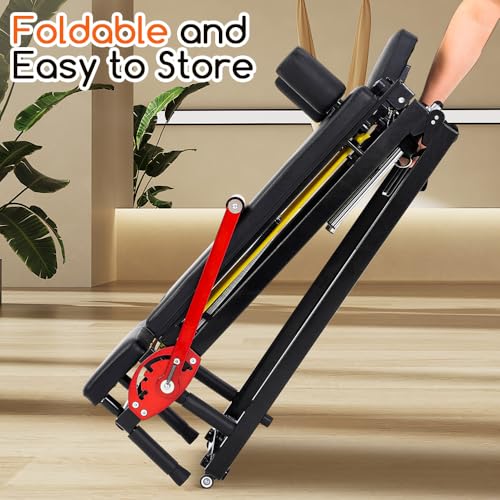 Pilates Reformer Machine - Foldable, Adjustable Resistance, 330lbs