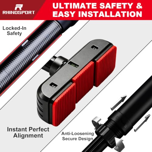 Pull Up Bar for Doorway - Non-Slip Chin Up Bar - Red