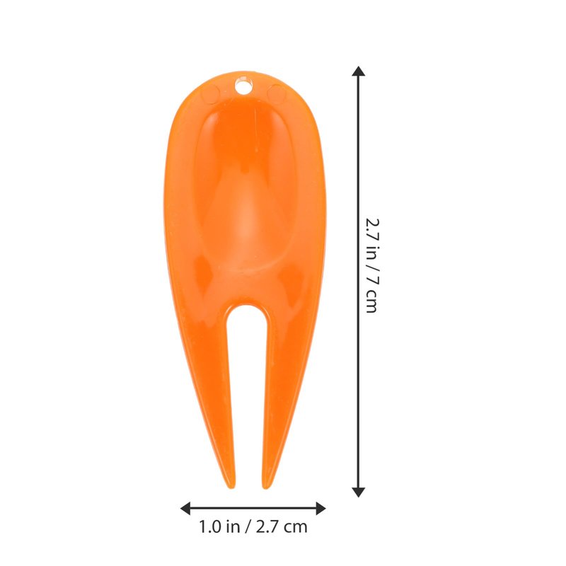 Anneome Golf Divot Repair Tool Bulk 30 Pack 2.75 Inch Lightweight Plastic Golfs Forks for Lawn and Green Maintenance on-Course Accessories