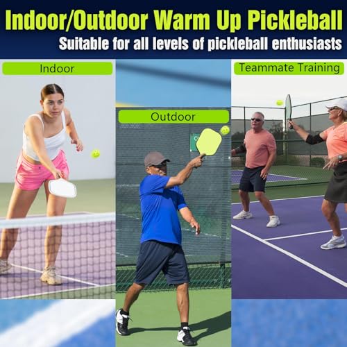 Mini Pickleball Training Balls - Green - Enhance Reaction Time & Coordination