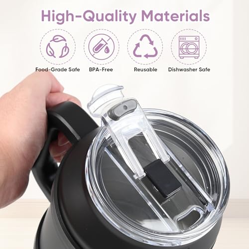 Leak Proof Replacement Lid for Reduce 50 oz & 40 oz Tumblers - BPA-Free