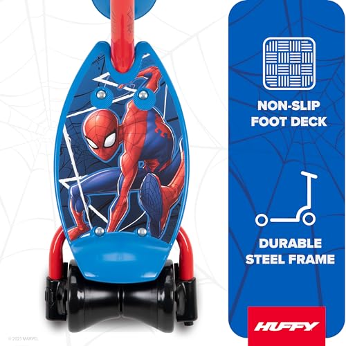3-Wheel Toddler Scooter with Spider-Man Graphics, Ages 3+