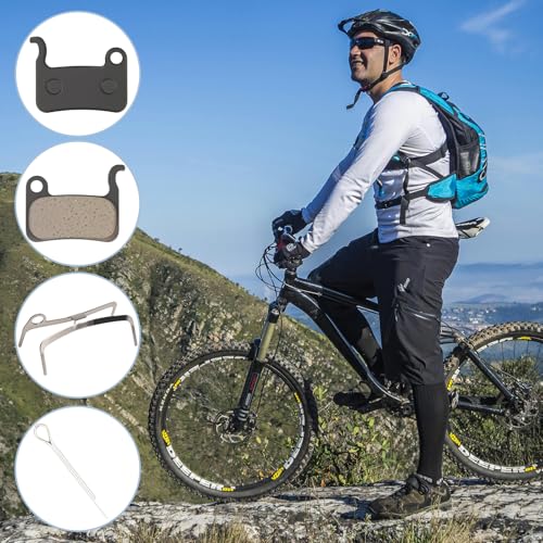 6 Pairs Shimano-Compatible Bicycle Brake Pads for Disc Brakes