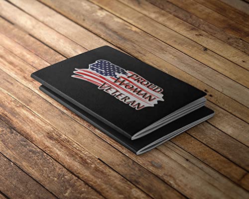 Proud Woman Veteran USA Flag Decal - Military Sticker for Bumper