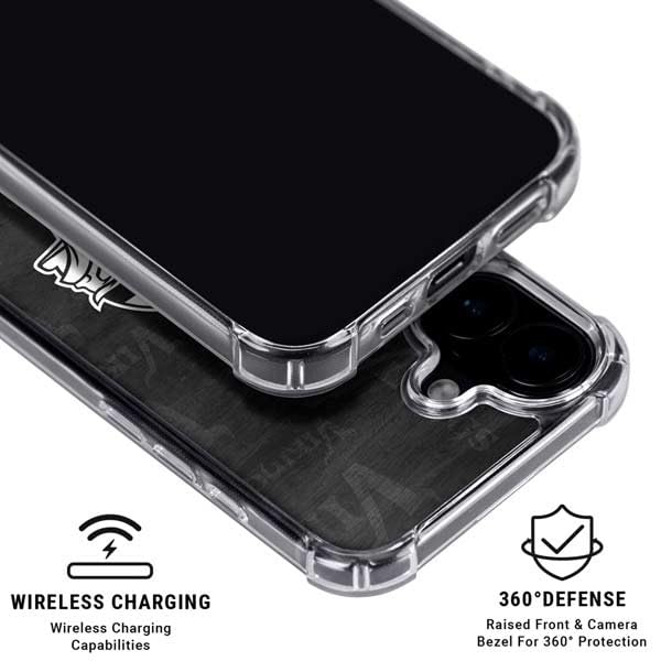 Minnesota Vikings Clear Phone Case for iPhone 16 - Shock-Absorbing Design