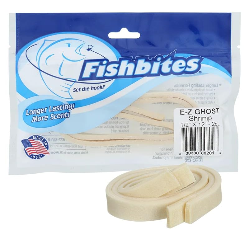 FishBites E-Z Shrimp Fishing Bait - Long-Lasting Ghost Shrimp Alternative