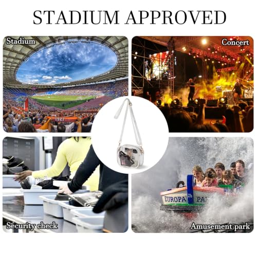 Clear Crossbody Bag - Stadium Approved for Concerts & Events