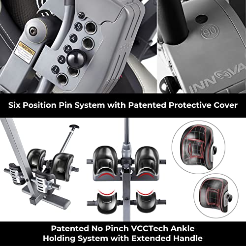 Inversion Table with Heat & Massage - Adjustable Therapy Table