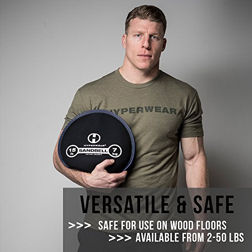 10 lb SandBell Soft Sandbag Weight for Strength Training & HIIT