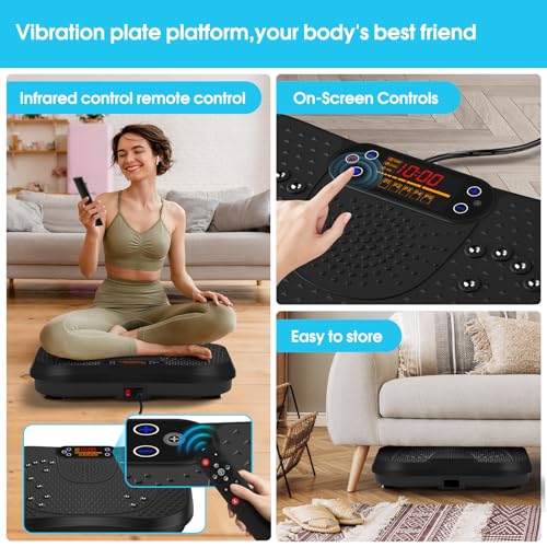 Vibration Plate Exercise Machine for Lymphatic Drainage & Fitness