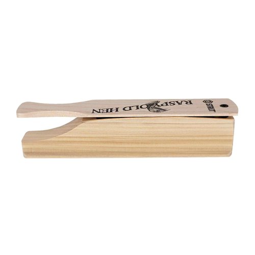 Hunters Specialties Raspy Old Hen Box Call - Native Hardwood Construction Wide Range of Realistic Turkey Sounds