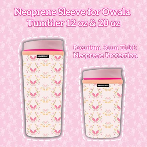 Neoprene Sleeve for Owala Tumbler 12 oz & 20 oz - Ethereal Bloom