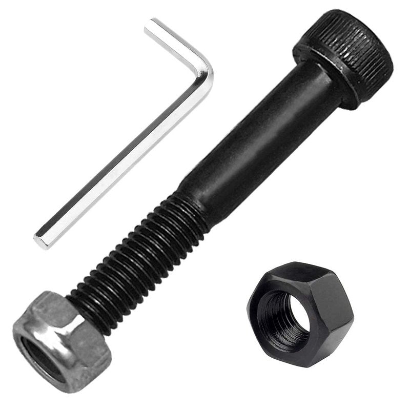 Pro Scooter Axle M8 8mm X 28mm-130mm Multiple Size 12.9 Grade Carbon Steel for Front Rear Wheel Freestyle Scooter Grinds