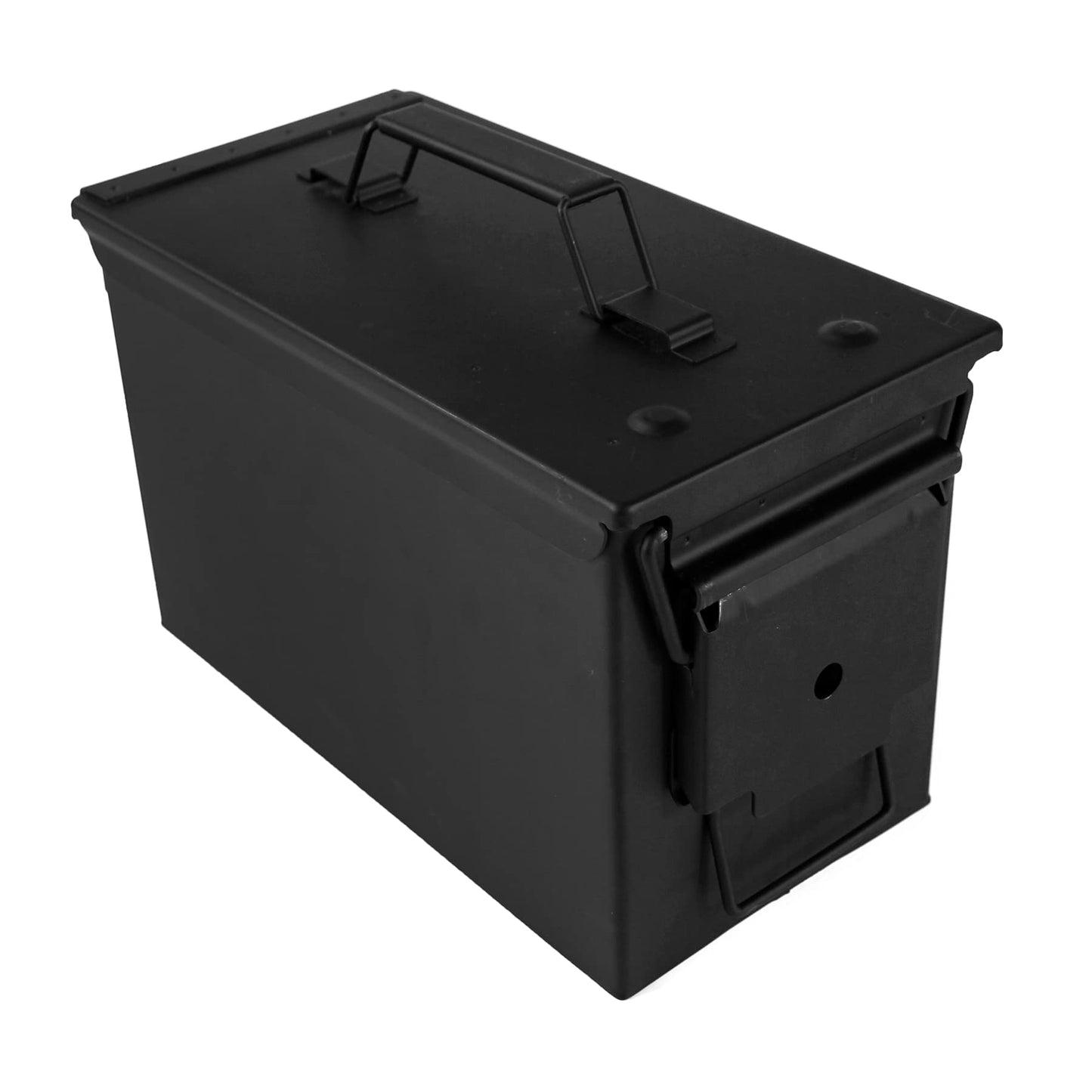 Metal Ammo Can 50 Cal, Waterproof Airtight Ammo Containers Case, Black