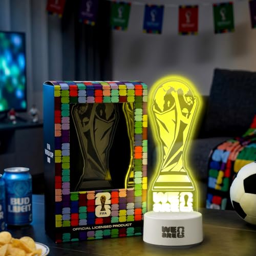 FIFA World Cup 2026 Trophy LED Night Light - 7 Colors & 3 Modes