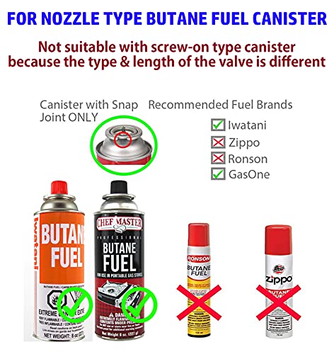 Butane Canister to EN417 Lindal Valve Adapter - Vertical Type Z11