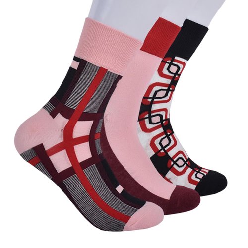3PK KSNY PLAID SHORTIE CREW