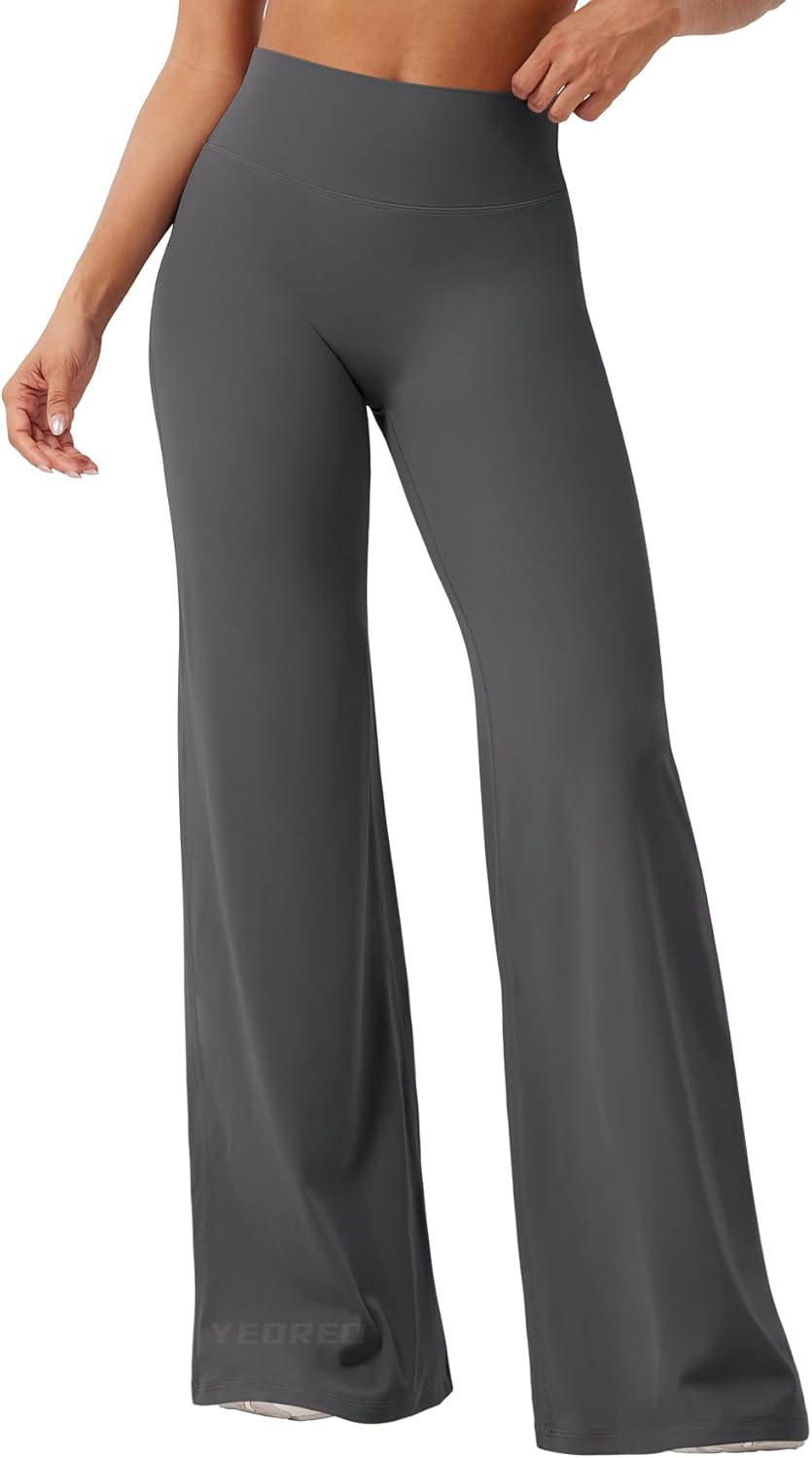 YEOREO Women's High Waist Workout Leggings - No Front Seam, Buttery Soft Yoga Pants | 29"/31.5"/33"/35" Sizes