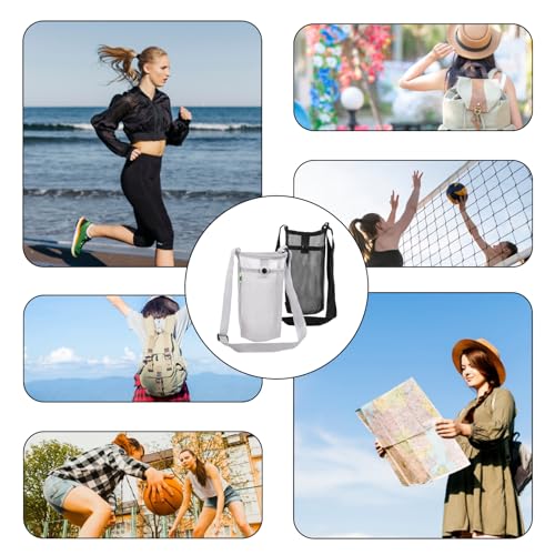 Portable Water Bottle Holder with Adjustable Strap - 2 Pack