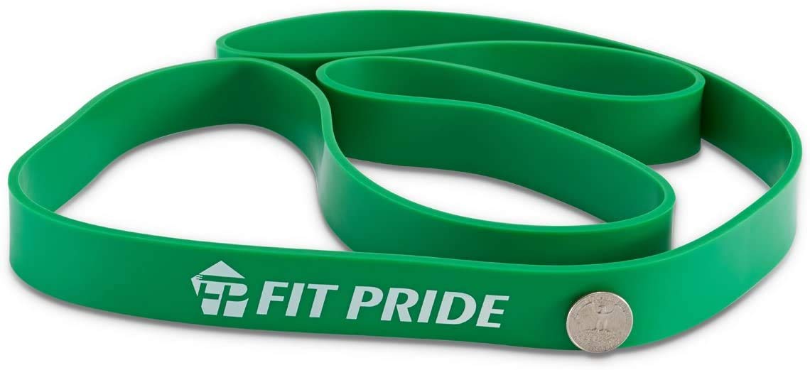 FIT PRIDE Resistance Band for Pull Up Exercise Stretchable Increase Mobility for Powerlifting Great for Workout -Blue