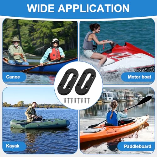 Kayak Track Rail Mount - Low Profile 4-Inch for Accessories