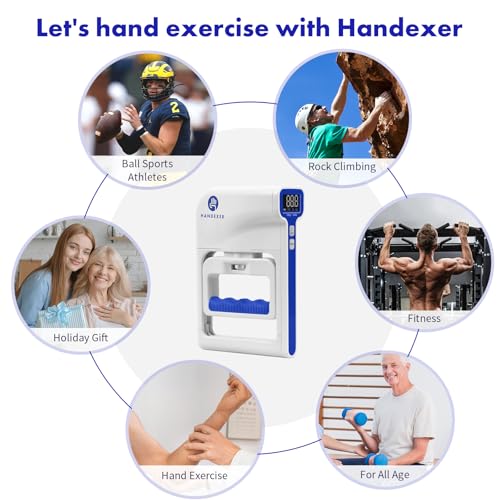 Digital Grip Strength Tester - 265lb/120kg Hand Dynamometer