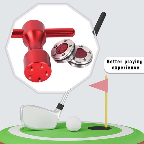 HISTAR 2Pcs Golf Custom 15g Red Weights + Red Wrench for Titleist Scotty Cameron Putters