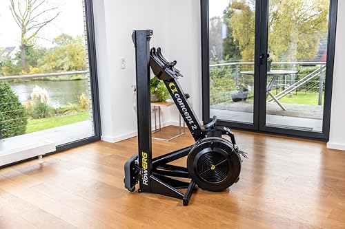 Concept2 RowErg Indoor Rowing Machine - PM5 Monitor, Adjustable Air Resistance, Black
