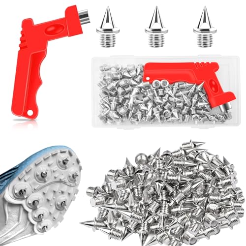 90pcs 1/4-Inch Pyramid Track Spikes with Wrench for Running Shoes