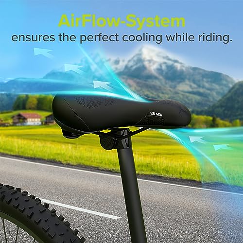 Comfortable Trekking Bicycle Saddle - Waterproof Ergonomic Seat