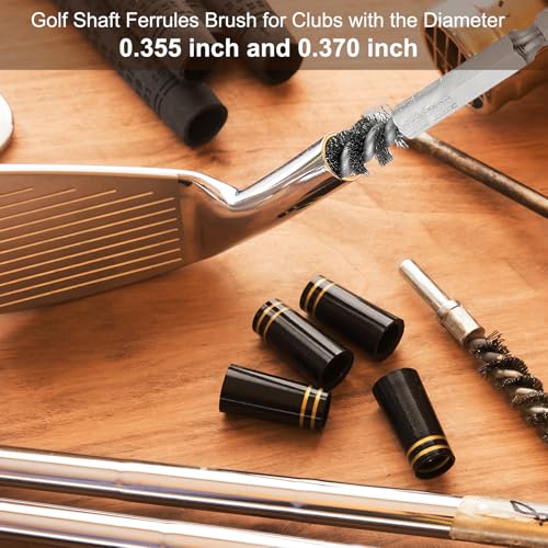 Golf Club Head Hosel Brush Cleaning Tool - Silver 0.43 Inch