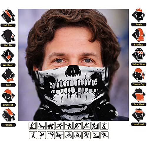 Neck Gaiter UV Face Mask - Earth Tones - Unisex Tube Scarf