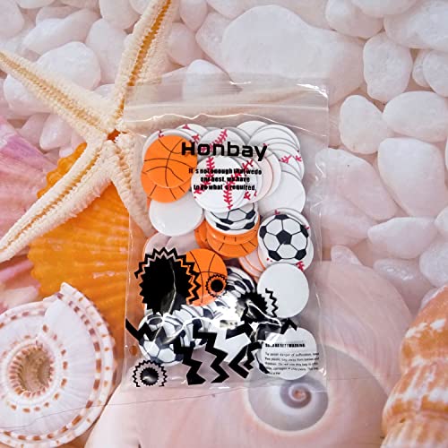 90PCS Sports Ball Stickers - Self-Adhesive Foam Decals for Parties