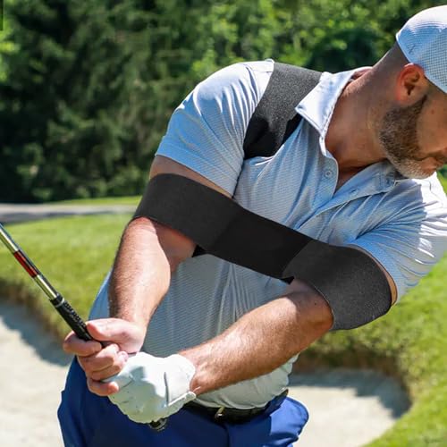 Golf Swing Training Aid Connector Band - Dark 2-Pack